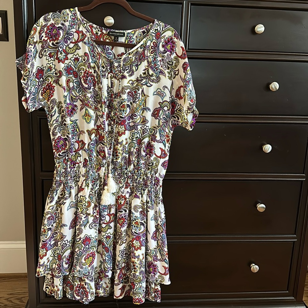 Colorful Banana Republic dress